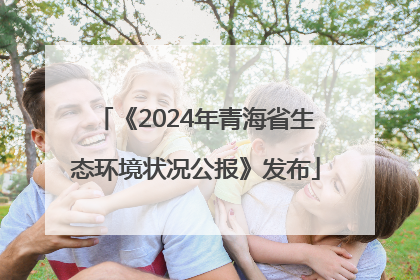 《2024年青海省生态环境状况公报》发布