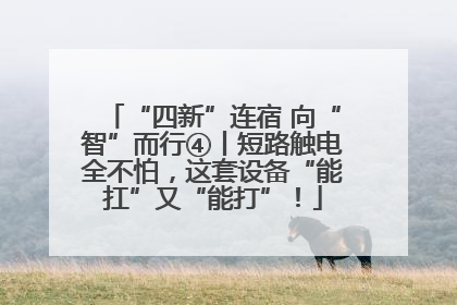 “四新”连宿 向“智”而行④丨短路触电全不怕，这套设备“能扛”又“能打”！