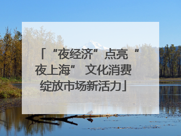 “夜经济”点亮“夜上海” 文化消费绽放市场新活力
