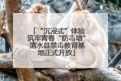 “沉浸式”体验 筑牢青春“防毒墙” 清水县禁毒教育基地正式开放