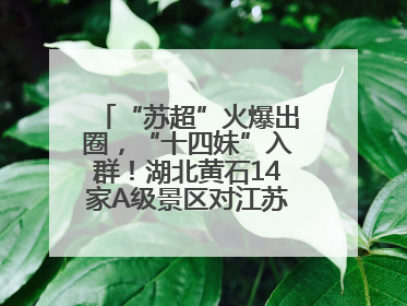 “苏超”火爆出圈，“十四妹”入群！湖北黄石14家A级景区对江苏游客免票