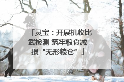 灵宝：开展机收比武检测 筑牢粮食减损“无形粮仓”