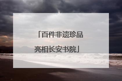 百件非遗珍品亮相长安书院