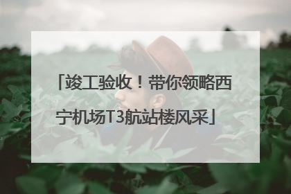 竣工验收！带你领略西宁机场T3航站楼风采