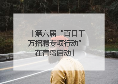 第六届“百日千万招聘专项行动”在青岛启动