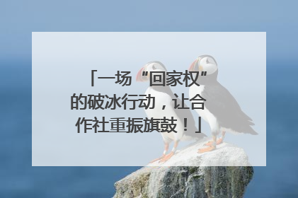 一场“回家权”的破冰行动，让合作社重振旗鼓！