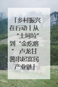 乡村振兴在行动丨从“土坷垃”到“金疙瘩” 卢龙甘薯串起富民产业链