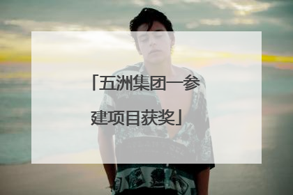 五洲集团一参建项目获奖