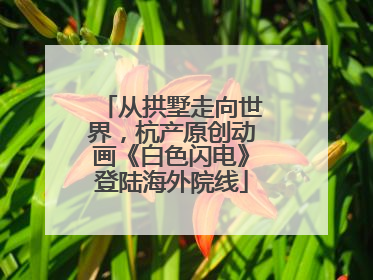 从拱墅走向世界，杭产原创动画《白色闪电》登陆海外院线