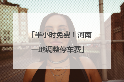 半小时免费！河南一地调整停车费