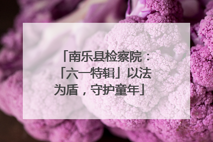南乐县检察院：「六一特辑」以法为盾，守护童年