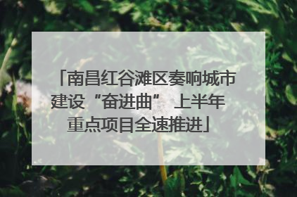 南昌红谷滩区奏响城市建设“奋进曲” 上半年重点项目全速推进