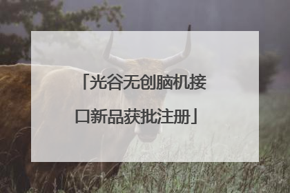 光谷无创脑机接口新品获批注册