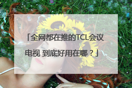 全网都在推的TCL会议电视 到底好用在哪？