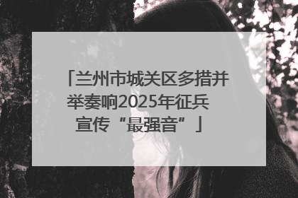 兰州市城关区多措并举奏响2025年征兵宣传“最强音”