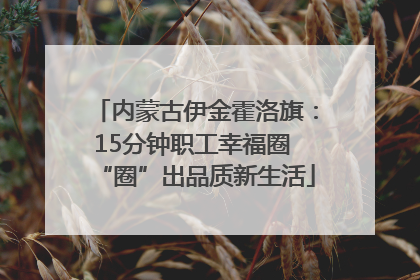 内蒙古伊金霍洛旗：15分钟职工幸福圈 “圈”出品质新生活