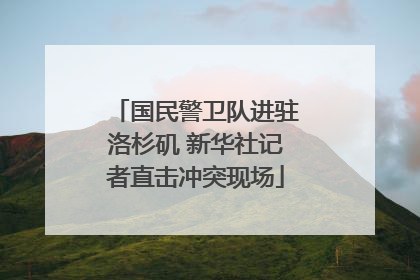国民警卫队进驻洛杉矶 新华社记者直击冲突现场