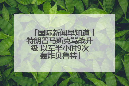国际新闻早知道丨特朗普马斯克骂战升级 以军半小时9次轰炸贝鲁特