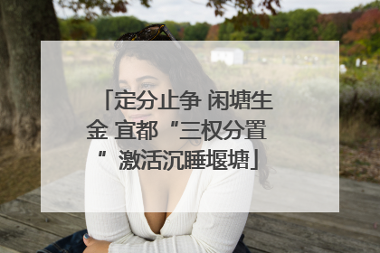 定分止争 闲塘生金 宜都“三权分置”激活沉睡堰塘