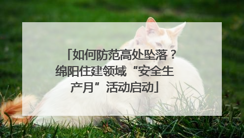 如何防范高处坠落？绵阳住建领域“安全生产月”活动启动