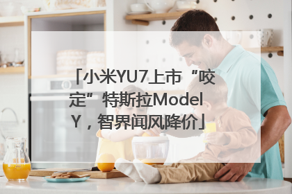 小米YU7上市“咬定”特斯拉Model Y，智界闻风降价