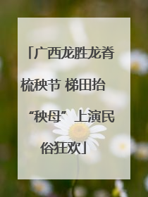 广西龙胜龙脊梳秧节 梯田抬“秧母”上演民俗狂欢