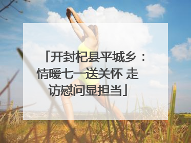 开封杞县平城乡：情暖七一送关怀 走访慰问显担当
