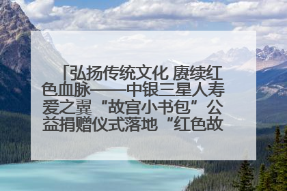 弘扬传统文化 赓续红色血脉——中银三星人寿爱之翼“故宫小书包”公益捐赠仪式落地“红色故都”江西瑞金