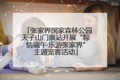 张家界国家森林公园天子山门票站开展“粽情端午·乐游张家界”主题宠客活动