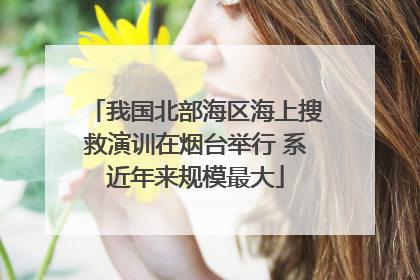我国北部海区海上搜救演训在烟台举行 系近年来规模最大
