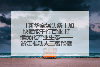 新华全媒头条丨加快赋能千行百业 持续优化产业生态——浙江推动人工智能健康有序发展观察