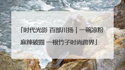 时代光影 百部川扬｜一碗凉粉麻辣破圈 一根竹子时尚跨界