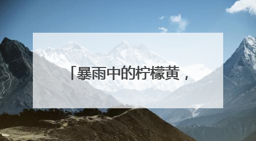 暴雨中的柠檬黄，湖北应城交警全力疏堵保畅护平安