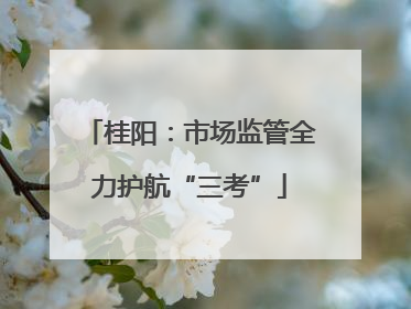 桂阳：市场监管全力护航“三考”