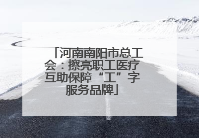 河南南阳市总工会：擦亮职工医疗互助保障“工”字服务品牌