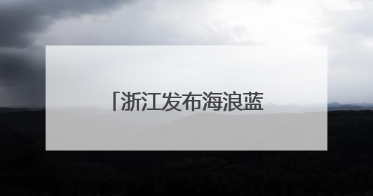浙江发布海浪蓝色警报，预计16日傍晚解除