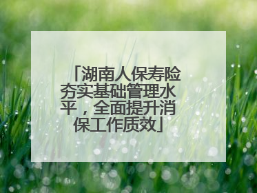 湖南人保寿险夯实基础管理水平，全面提升消保工作质效