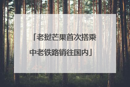 老挝芒果首次搭乘中老铁路销往国内