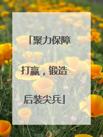 聚力保障打赢，锻造后装尖兵
