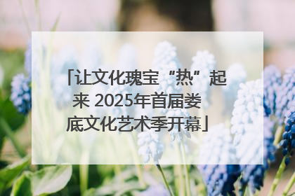 让文化瑰宝“热”起来 2025年首届娄底文化艺术季开幕