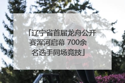 辽宁省首届龙舟公开赛浑河启幕 700余名选手同场竞技