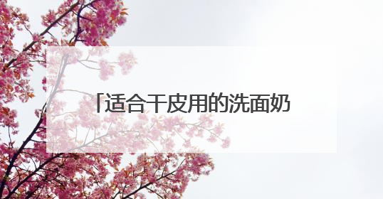 适合干皮用的洗面奶推荐，洗面奶哪款好用2025精选推介！