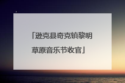 逊克县奇克镇黎明草原音乐节收官
