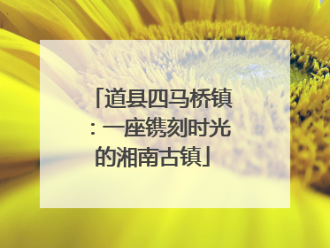 道县四马桥镇：一座镌刻时光的湘南古镇