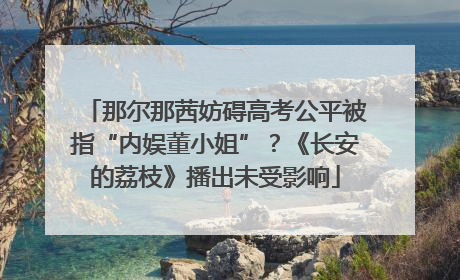 那尔那茜妨碍高考公平被指“内娱董小姐”？《长安的荔枝》播出未受影响