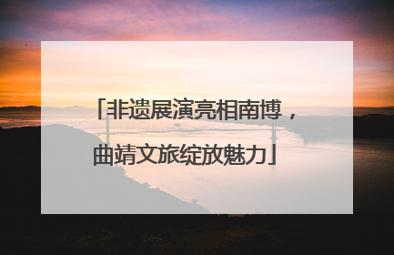 非遗展演亮相南博，曲靖文旅绽放魅力