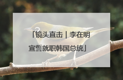 镜头直击｜李在明宣誓就职韩国总统