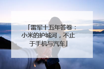 雷军十五年答卷：小米的护城河，不止于手机与汽车