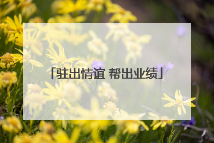 驻出情谊 帮出业绩
