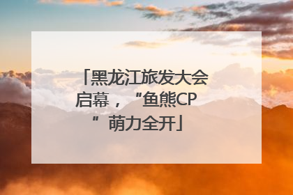 黑龙江旅发大会启幕，“鱼熊CP”萌力全开